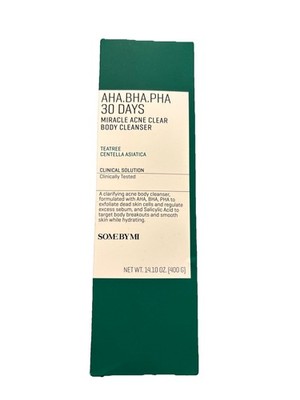 AHA. BHA. PHA 30 Days Miracle Acne Clear Body Cleanser, 14.10 oz (400 g)