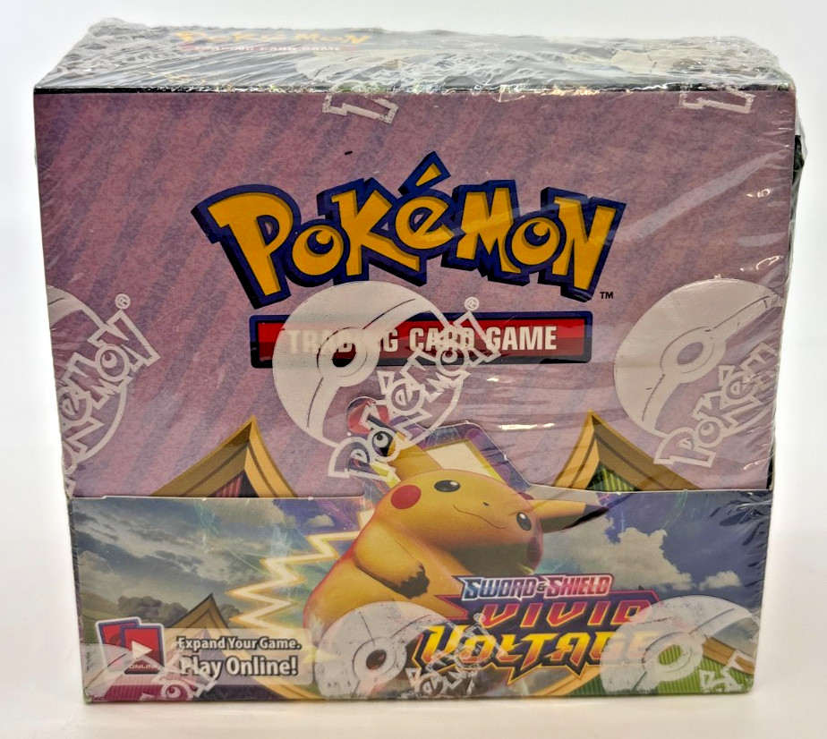 Pokemon Card - SEALED Vivid Voltage Booster Box - Pikachu