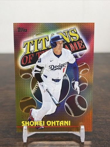 Shohei Ohtani 2026 Topps Titans of the Game #TOG-1 Gold /50 LA Dodgers