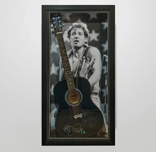 Signed Bruce Springsteen Framed Signed Guitar