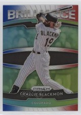 2020 Panini Prizm Brilliance Red White & Blue Prizm Charlie Blackmon #B-10 0w7