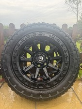 Fuel off road 4x 9x20" D694 Covert Matt Black Alloy Wheels  - with tyres 