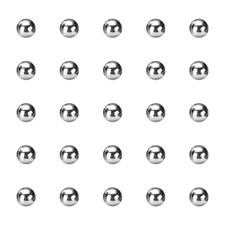 120pcs Precision Balls 2mm Diameter G25 Solid Chrome Steel Bearing Balls