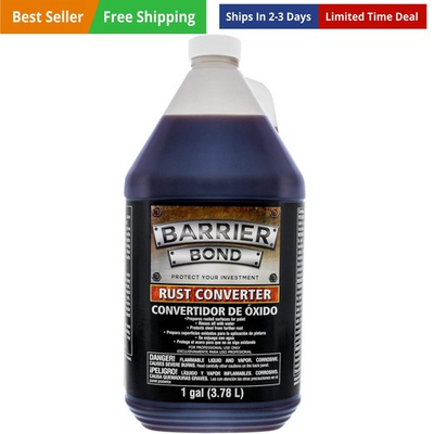 #ad Barrier Bond Rust Converter 1 Gallon Anti Rust Metal Coating Rustpoofing... $71.15