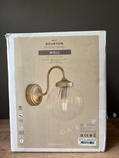 Next Brass Bourton Outdoor And Indoor Suitable for Bathroom Wall Light