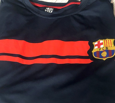 Barcelona FCB Mens XLarge Shirt  Official Merchandise EUC 100% polyester