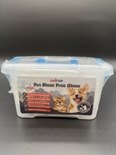 Pet Cleaning Glove Bathing Wipes for Dogs Cats Deodorizing Coconut 15 Count