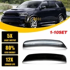 For Dodge Durango 2021-2025 LED Front Fender Side Marker Light Lamp Smoked White