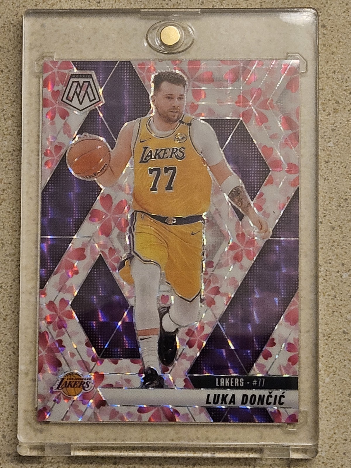 Luka Doncic 2024-25 Mosaic Choice #100 Cherry Blossom /20