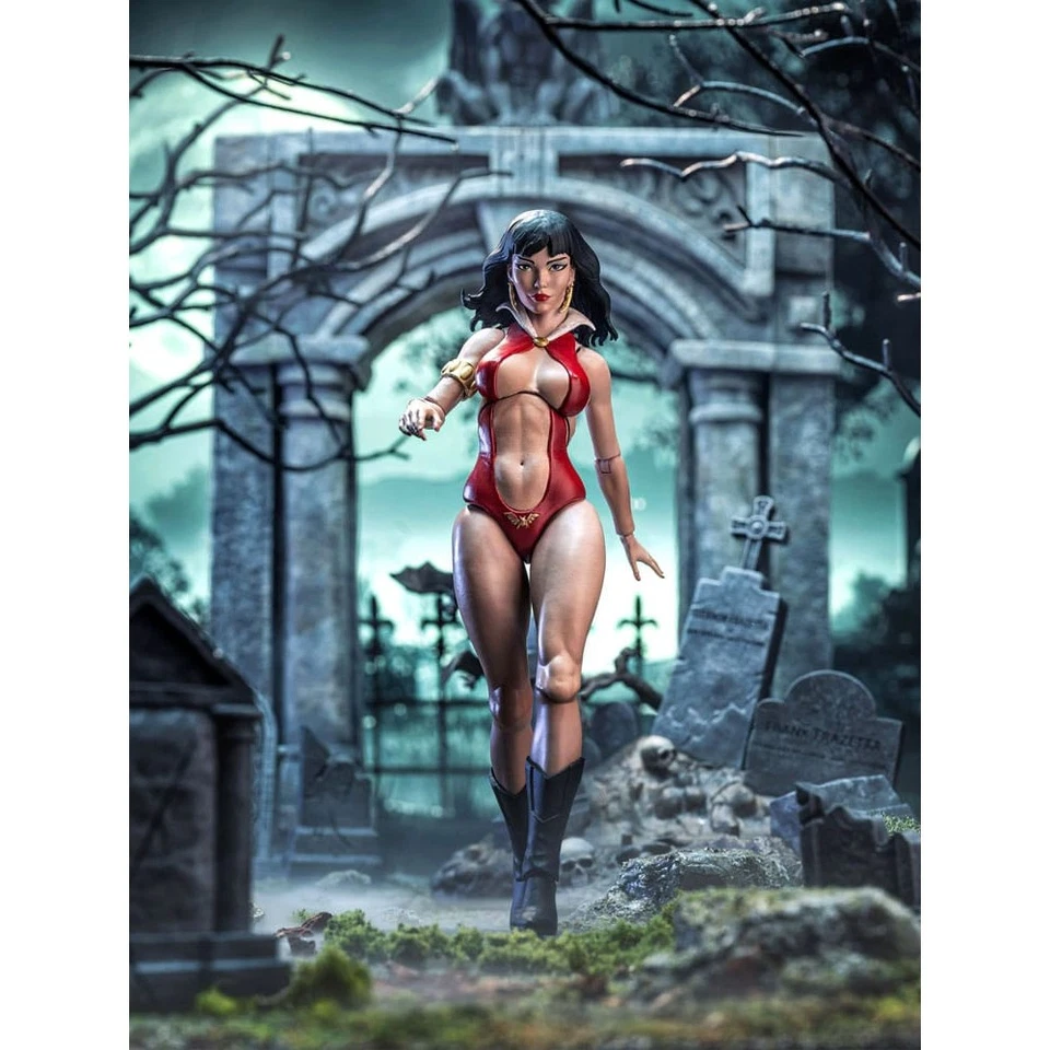 Icon Collectibles Frank Frazetta - VAMPIRELLA 1/12 - Imagen 3 de 4