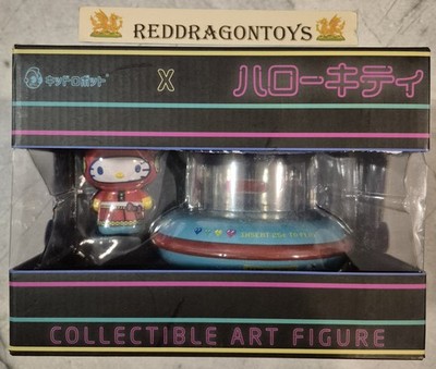 SDCC 2023 EXCLUSIVE KID ROBOT RED UFO VINYL FIGUR HELLO KITTY NEU VERSIEGELT
