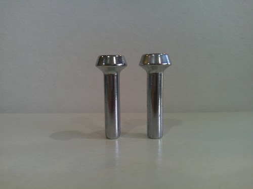 Pair of OEM 1965 1966 Ford Mustang Door Lock Buttons  Used