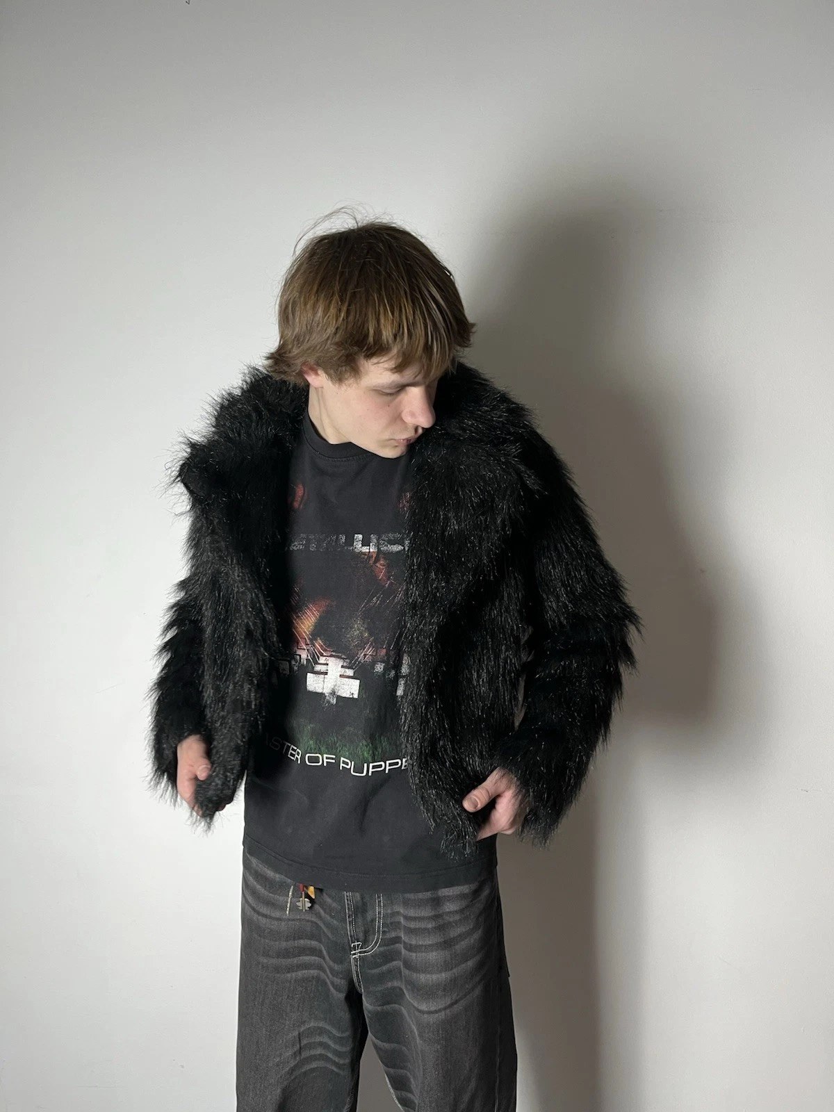 ?GIACCA BOMBER IN PELLICCIA SINTETICA RICK OWENS IF SIX WAS NINE LGB VIBE CROPPED MOHAIR