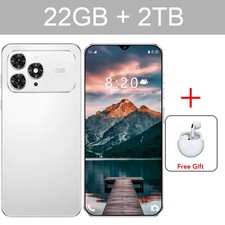 Smartphone Ai17 Pro Max 5G 7.3''HD 22GB 2TB 8000mAh Android Dual Sim + FREE GIFT