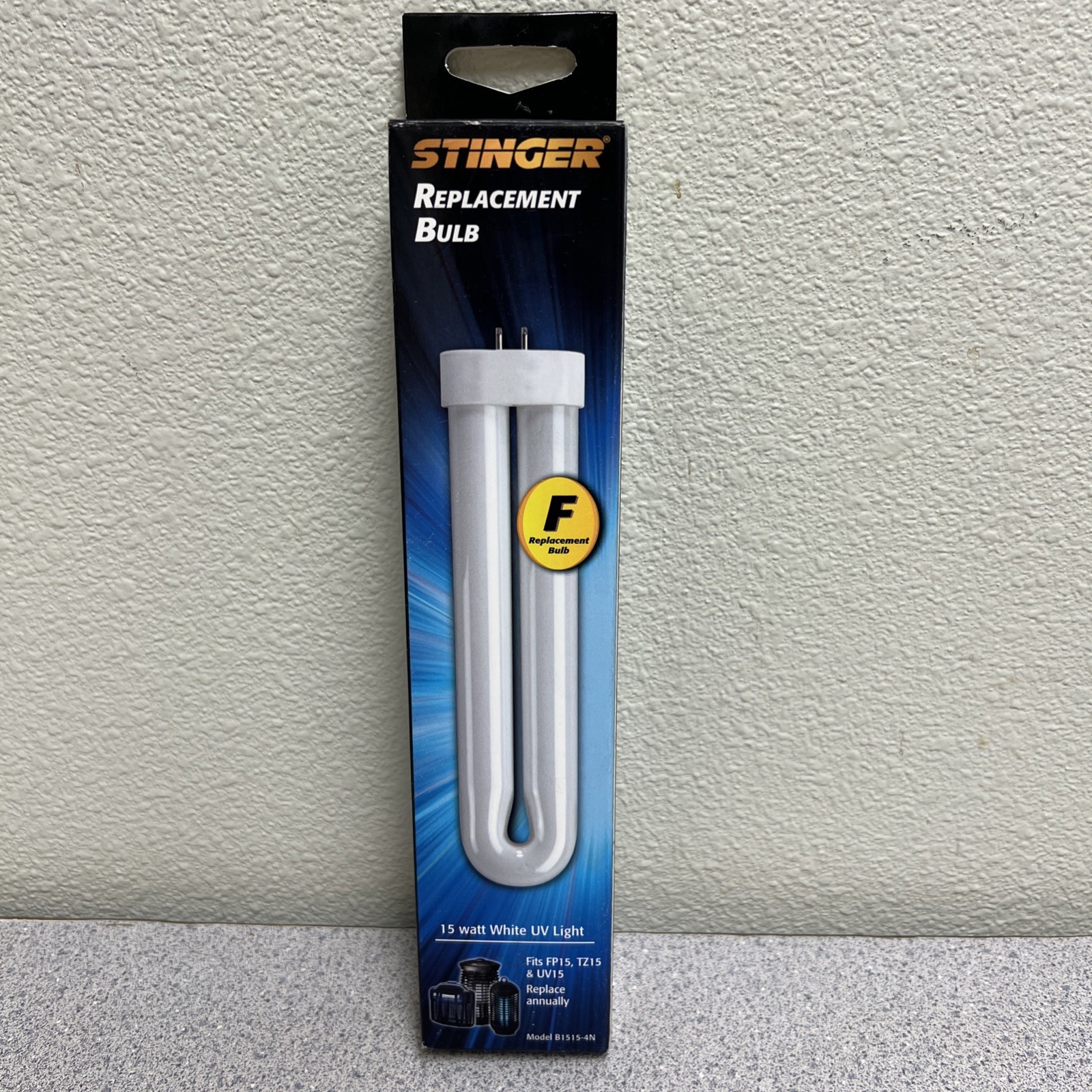 Stinger Insect Zapper F Replacement Bulb 15 Watt UV White Li
