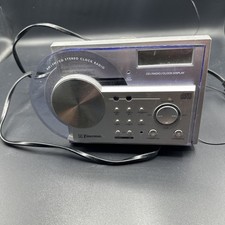2003 Emerson AM FM CD Stereo Clock Radio CKD 2328 Swing Electronic Door-H