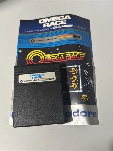 Commodore 64 - Omega Race Cartridge, tested working