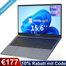ACEMAGIC AX15 15,6'' Notebooks Intel N95 16GB DDR4 RAM 512GB SSD WiFi5 Win11