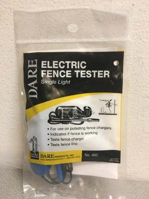 Electric Fence Tester  Dare Single Light   #460   NEW