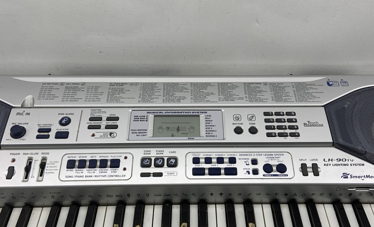 Digital Piano Casio Lk 90tv Keyboard Casio LK-90TV 61-Key Key