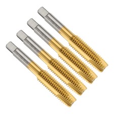 4Pack 1/2-13 UNC B2 Spiral Point Thread Tap Titanium Coated Tapping Threading
