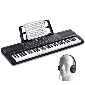 Clavier Piano Numérique 61 Touches Électrique Portable 200 Tons 200 Rythme