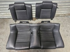 06 Ford Mustang Gt Coupe Used Rear Lower Upper Leather Black Seats 3 Piece Set