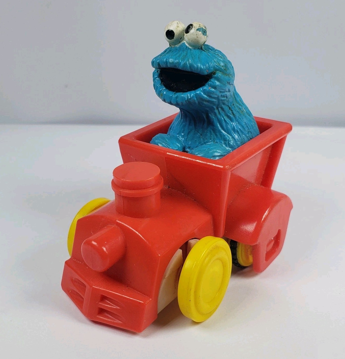 1 Sesame Street Cookie Monster In Train Vehicle ILLCO Thailand Jim ...