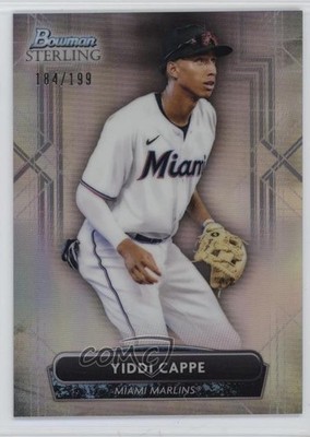 2022 Bowman Sterling Prospects Refractor /199 Yiddi Cappe #BSP-55 0in6