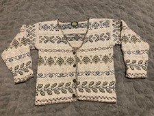 Vintage Cabela's Sweater Women's S Button Front Chunky Knit Made In USA