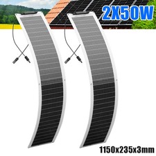 100W Flexibel Solarpanel Solarmodul Mono Waterproof Für Wohnmobil Camping …