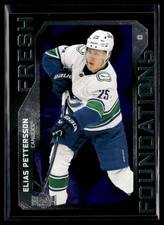 2025-26 Metal Universe Fresh Foundations Purple #FF-23 Elias Pettersson /349