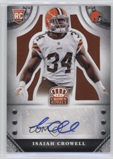 2014 Crown Royale Rookie Signatures Retail Bronze 2/99 Isaiah Crowell Auto l8m