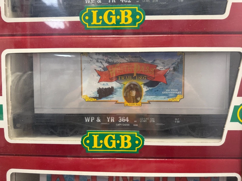 LGB G Scale RARE White Pass Numbered Super Set #36 Yukon Gold Rush - NEW - Image 4 of 4