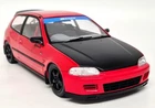 Solido 1/18 Honda Civic EG6 Spoon Version Red Diecast Scale model car
