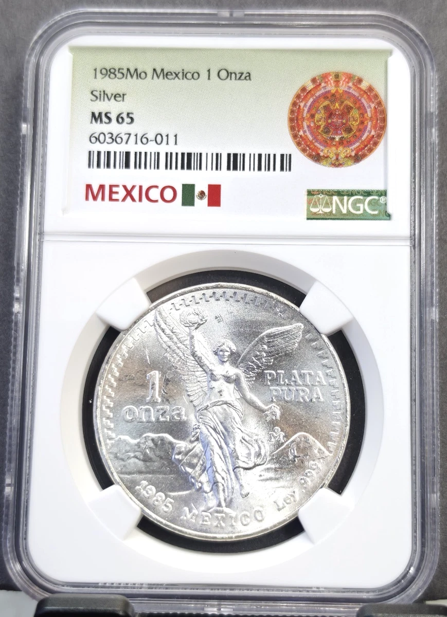 Mexican Libertad 1 oz Precious Metal Content per Unit 1985 Silver