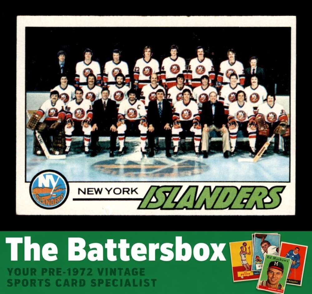 Islanders Team #81 Hockey Cards 1977 Topps trading card — raw and PSA graded price guide