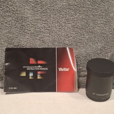 Vivitar HD 2X Teleconvertitore Attacco a T Obiettivo Moltiplicatore Doppio Zoom Potenza