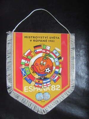 WM Espana 1982,alter Wimpel-Pennant