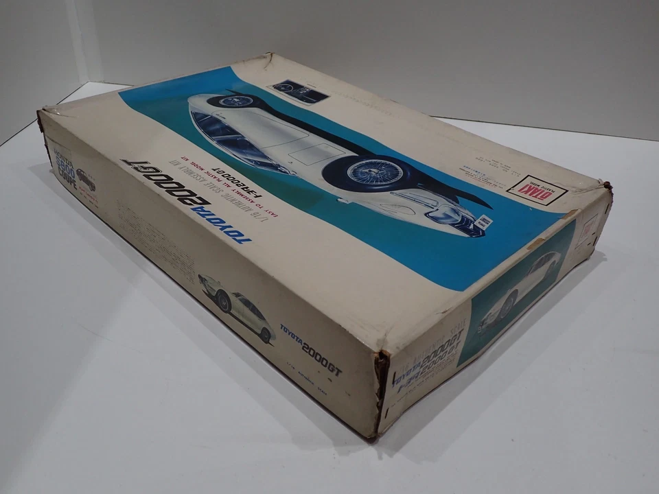 OTAKI TOYOTA 2000 GT MODEL KIT SCALA 1:16 CON SCATOLA VINTAGE (3S) - Immagine 3 di 4