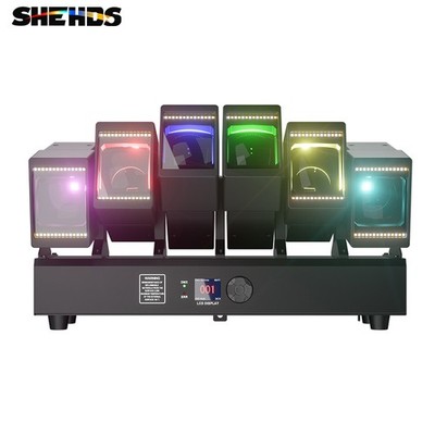 GalaxyJet 6x60W LED Beam RGBW Moving Head Matrix Light With Ring For Bar Disco