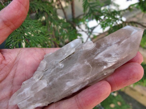 Lithium Quartz Crystal multi point natural Cluster point raw Healing Rare 106g - Picture 9 of 24