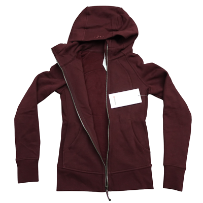 ルルレモン新品scuba fullーzip hoodie サイズ4 New Lululemon Size 4 Scuba Full Zip Hoodie GARN Garnet Maroon | eBay