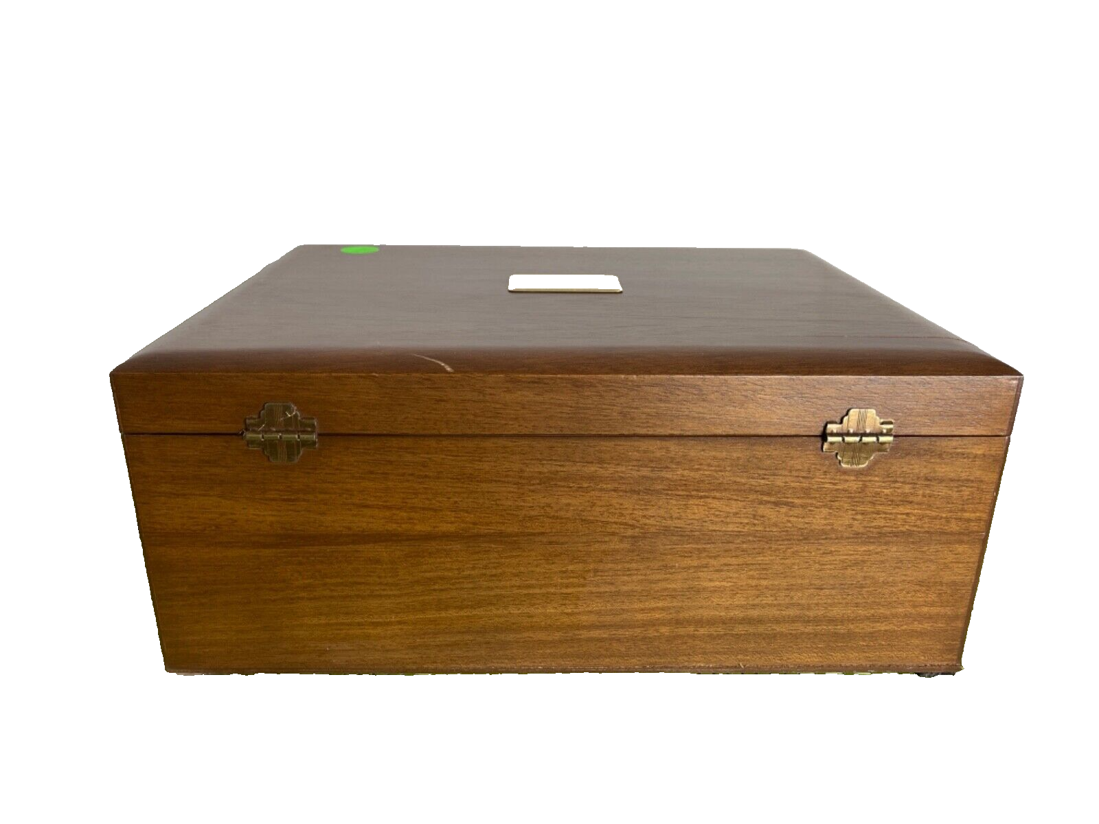 Eureka Pacific Wooden Silverware Flatware Storage Chest Box with Extra