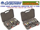 HIGH SPEC VORTEKS CHAIN HANG ILLUMINATED INDICATOR SET ROD POD BITE ALARM HANGER