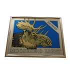 NOS Vintage 1991  Moosehead Light Beer Mirror Sign 13x17 Molson Budweiser Coors