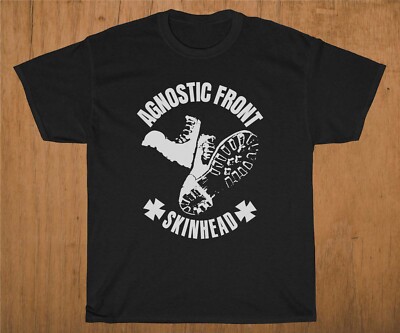 trend Merry Christmas Agnostic Front Cotton Black T-Shirt BL547