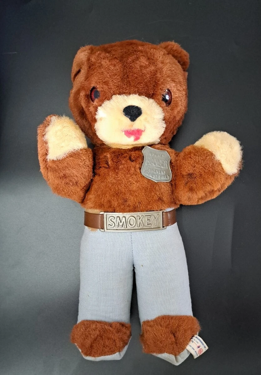 1960's smokey the bear stuffed animal deals
