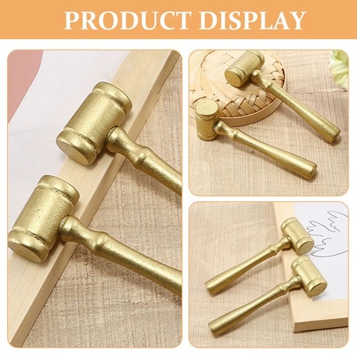 4pcs Small Gavel Judge Wooden Gavel Plaything Party Costume Hammer for Kids - Picture 10 of 12