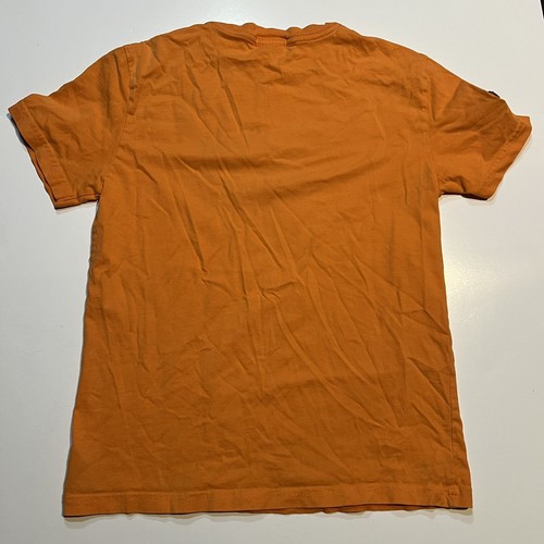 Polo Ralph Lauren Child Size (10-12) Medium T-Shirt Orange MTN Expedition Patch - Picture 7 of 7